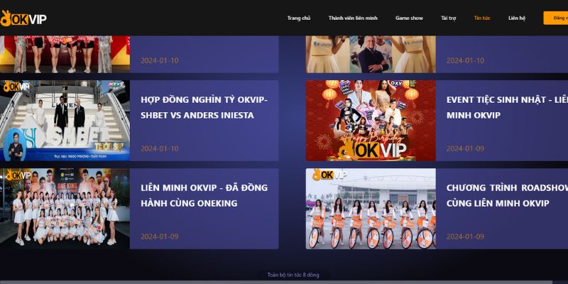 Hoạt động truyền thông nổi bật tại OKVIP  